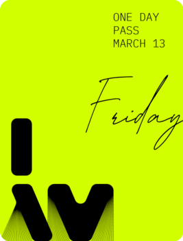 2026 One Day Pass March 13