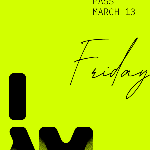 2026 One Day Pass March 13